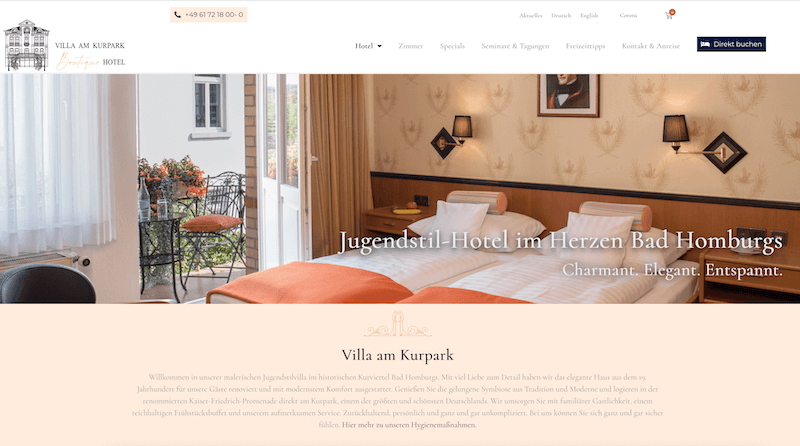 Hotelwebsite